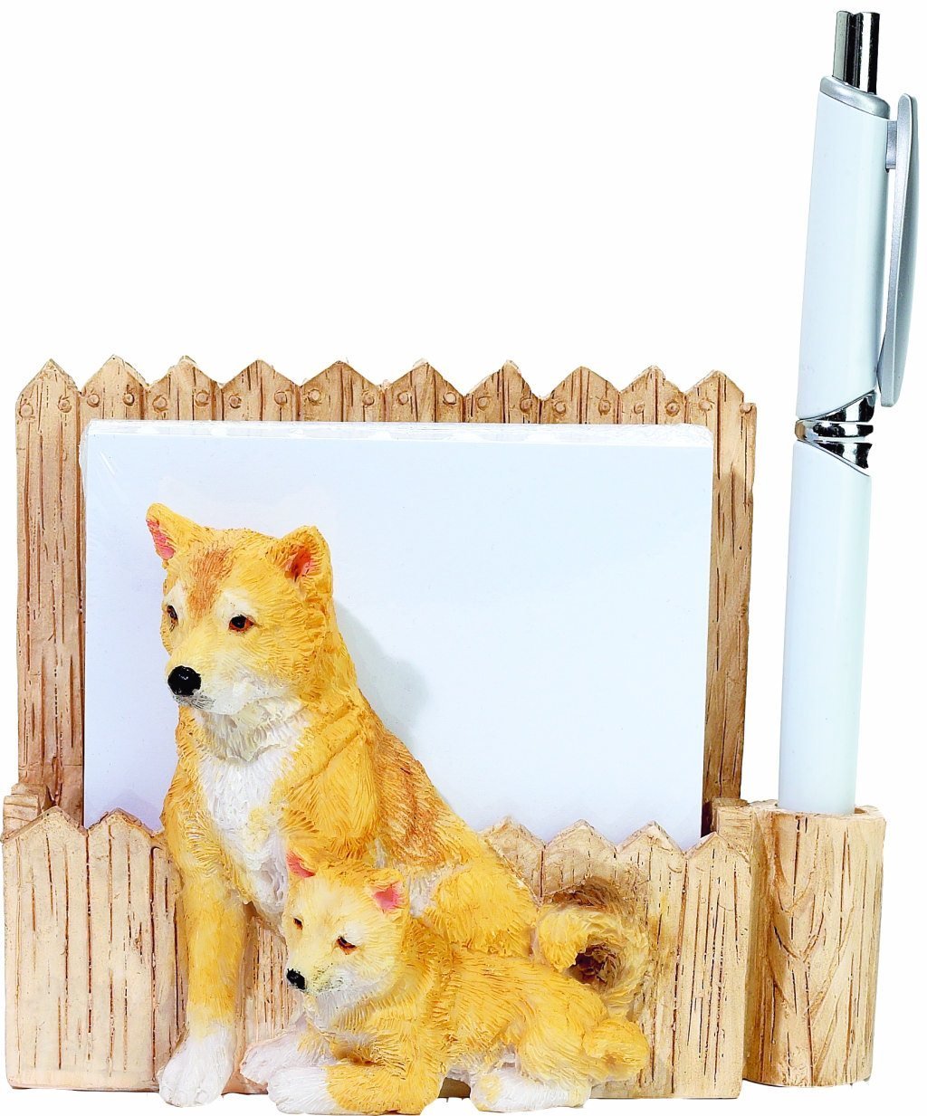 [Australia] - E&S Pets- 46480-4 3D magnetic  Bichon pet note holder. Makes the perfect pet gift for  Bichon lovers. Uniquely hand-crafted for your home or office. 