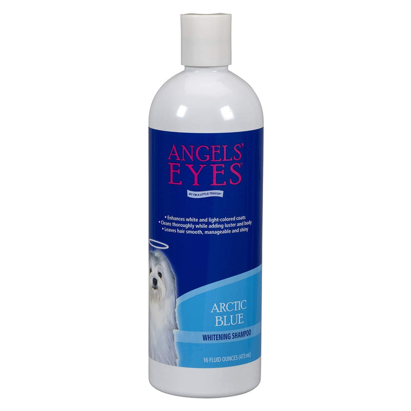 [Australia] - Angels’ Eyes Whitening Shampoo for Dogs – 16 oz - Arctic Blue 