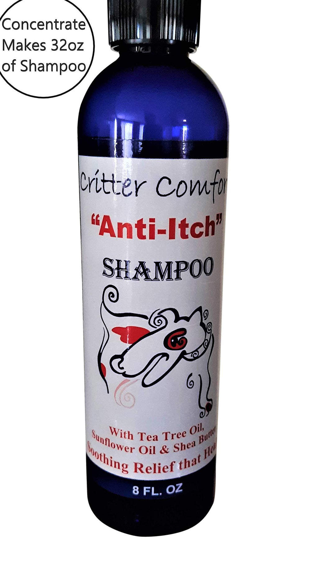 [Australia] - Natural Dog Shampoo for Dry Itchy Sensitive Skin- Allergy Relief formula. Dog Bath for Smelly Dogs. with Tea Tree Oil that Soothes Hot Spots & Conditions. 