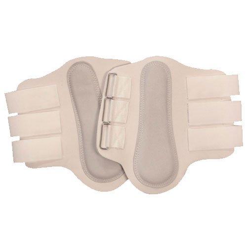 [Australia] - Intrepid International Splint Boots with White Leather Patches Medium 
