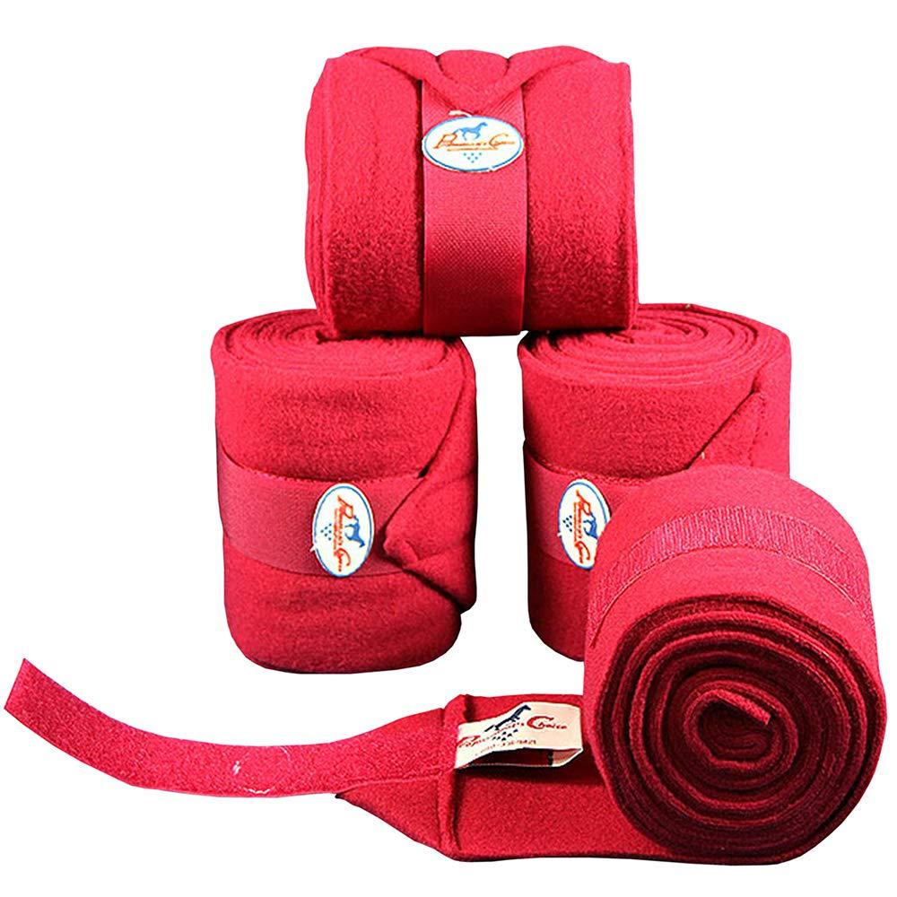 Professional's Choice Polo Wrap 4pk Color: Red - PawsPlanet Australia