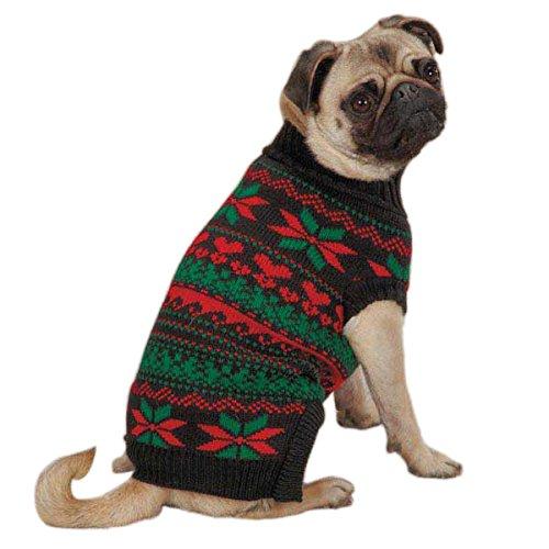 [Australia] - Zack & Zoey UM3768 20 17 Classic Holiday Sweater for Dogs, Large, Black 