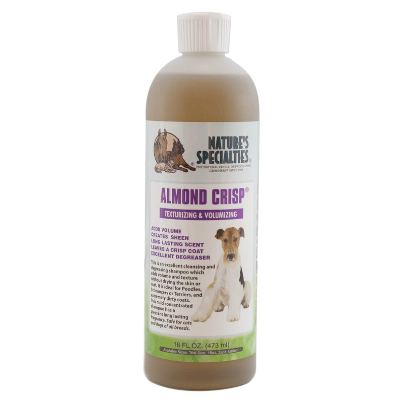 [Australia] - Nature's Specialties Almond Crisp Pet Shampoo for Dogs Cats, Non-Toxic Biodegradable 16 Ounce 