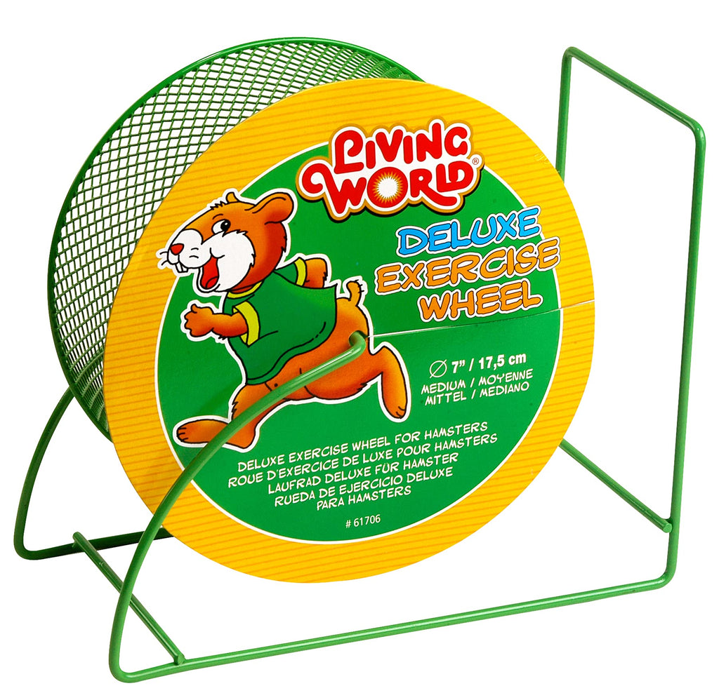 Living World L.w. Exercise Wheel In Metal 17.5Cm For Hamster - PawsPlanet Australia