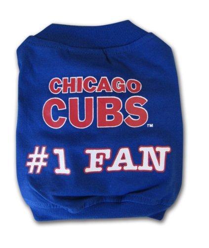 [Australia] - Sporty K9 MLB Chicago Cubs Pet T-Shirt, XX-Small 