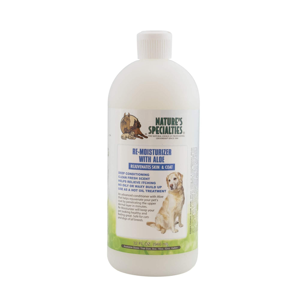 [Australia] - Nature's Specialties Re-moisturizer with Aloe Conditioner for Dogs Cats, Non-Toxic Biodegradable 32 Ounce 