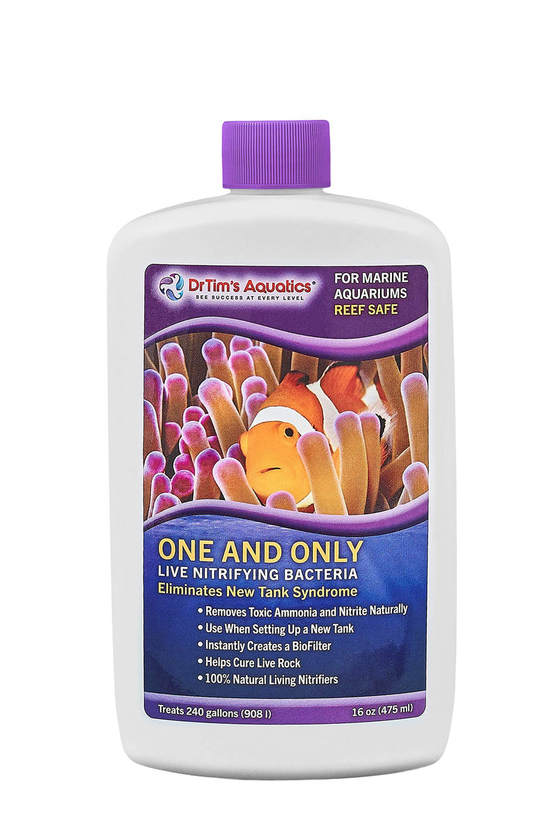 [Australia] - DrTim's Aquatics One & Only Live Nitrifying Bacteria for Cycling Aquaria 16 oz One & Only REEF-PURE 