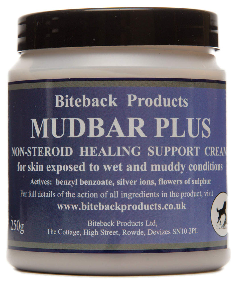 Biteback Products 'Mudbar Plus'™ Non-Steroid Skin Support Cream for Horse Mud/Rain Skin Conditions 250g - PawsPlanet Australia