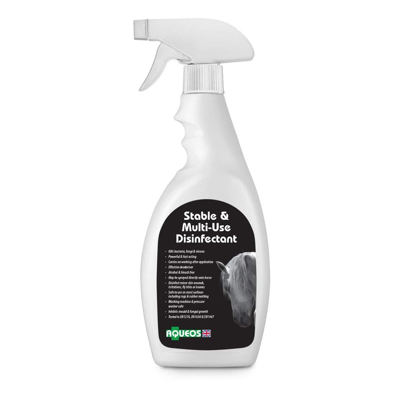 Aqueos Equine Stable & Multi-use Disinfectant, 750 ml 750 ml (Pack of 1) - PawsPlanet Australia