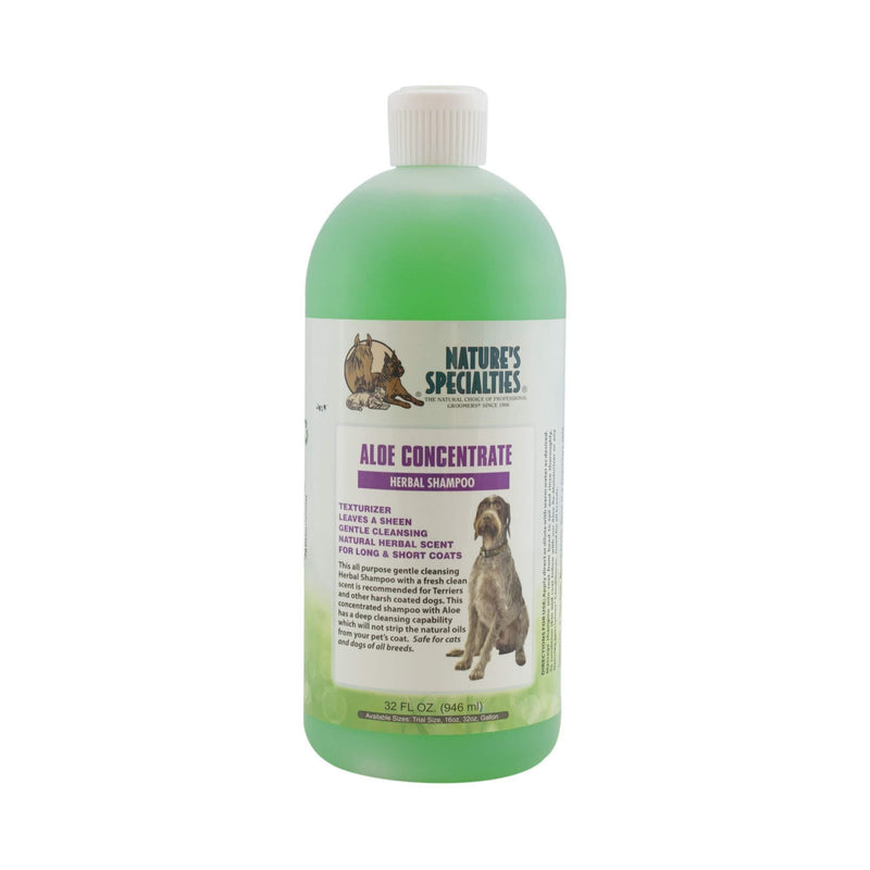 [Australia] - Nature's Specialties Aloe Concentrate Shampoo for Dogs Cats, Non-Toxic Biodegradeable, 32oz 