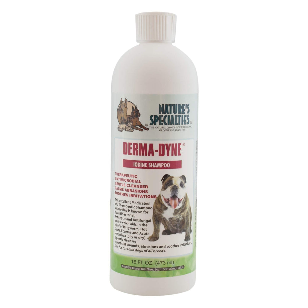 [Australia] - Nature's Specialties Derma Treat Shampoo for Dogs Cats, Non-Toxic Biodegradeable 16 Ounce 