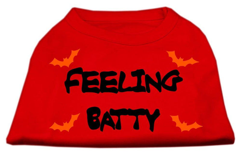 [Australia] - Mirage Pet Products Feeling Batty Screen Print Shirts Red XXXL (20) 