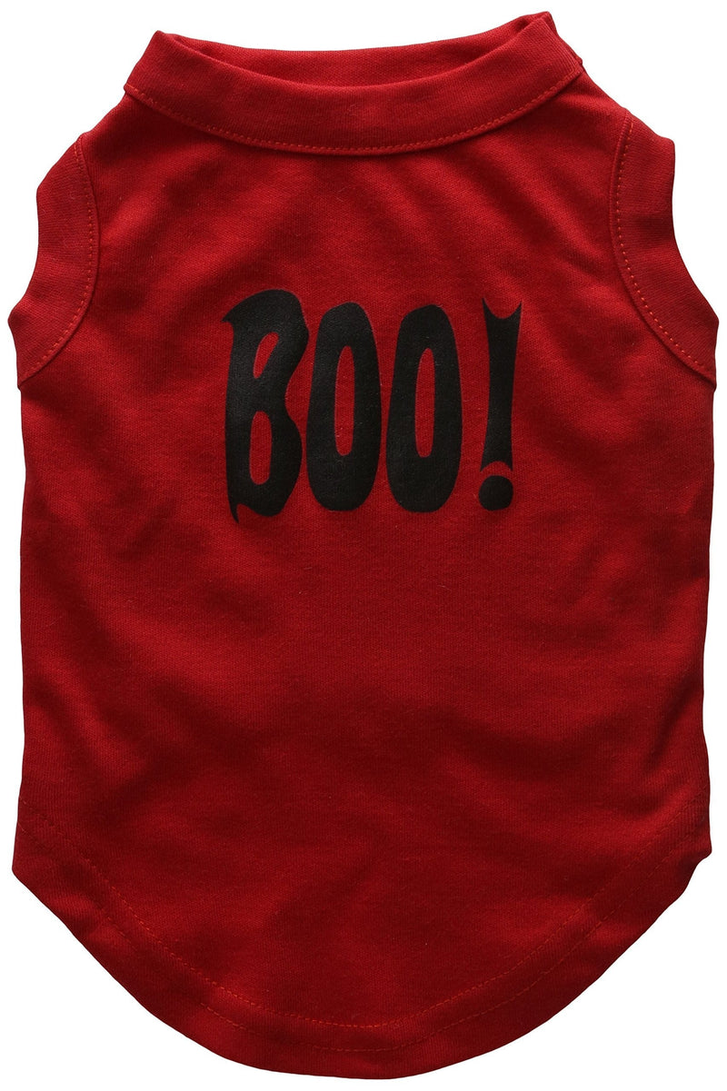 [Australia] - Mirage Pet Products BOO! Screen Print Shirts Red Med (12) 