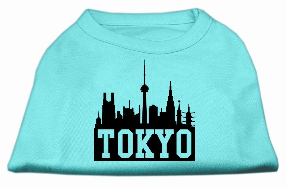 [Australia] - Mirage Pet Products 12-Inch Tokyo Skyline Screen Print Shirt for Pets, Medium, Grey 