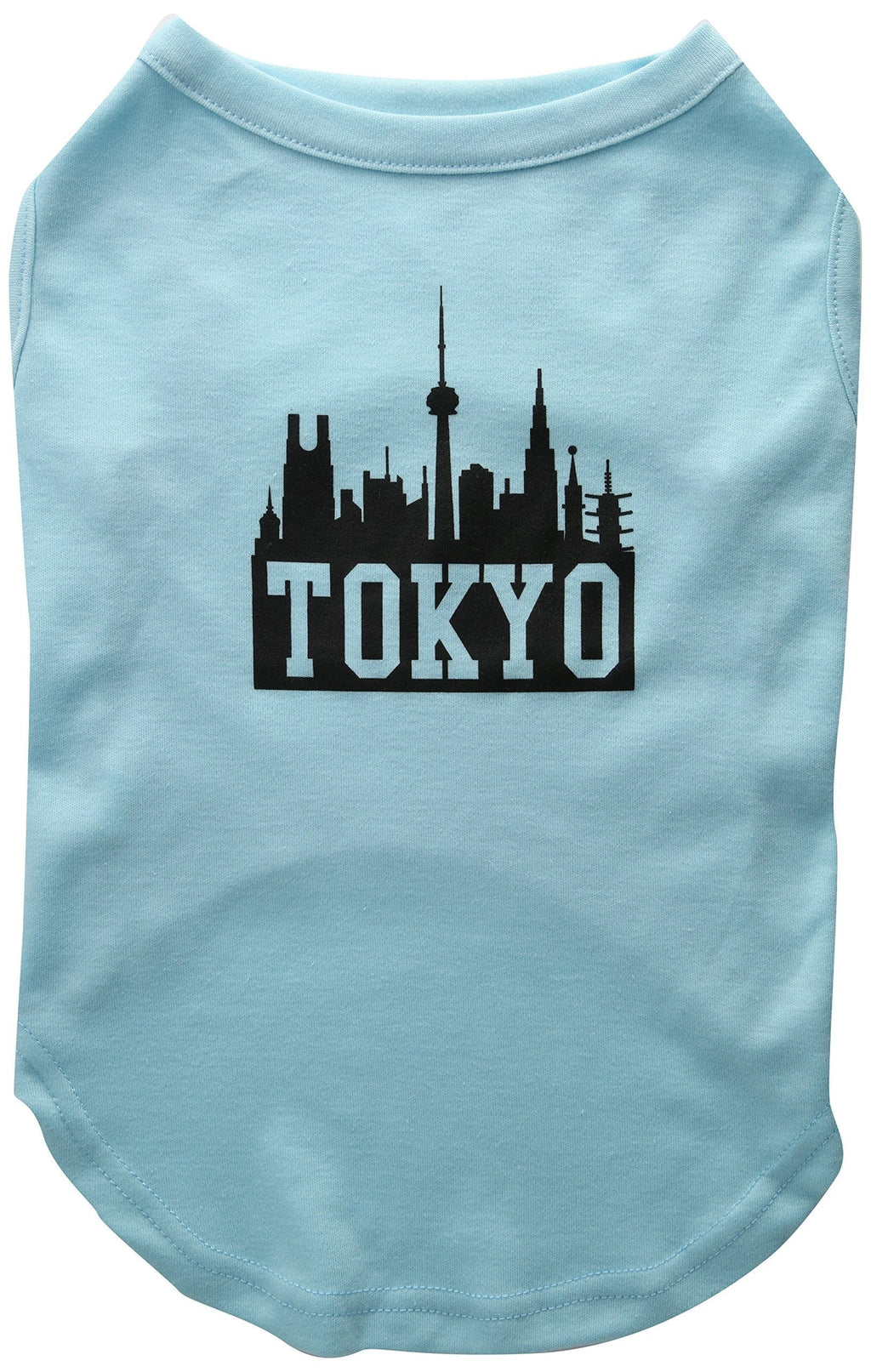 [Australia] - Mirage Pet Products 16-Inch Tokyo Skyline Screen Print Shirt for Pets, X-Large, Aqua 