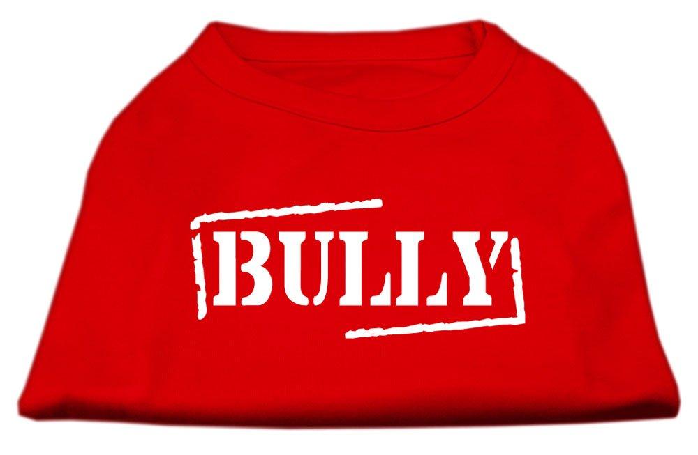 [Australia] - Mirage Pet Products 8-Inch Bully Screen Printed Shirts for Pets, X-Small, Red 