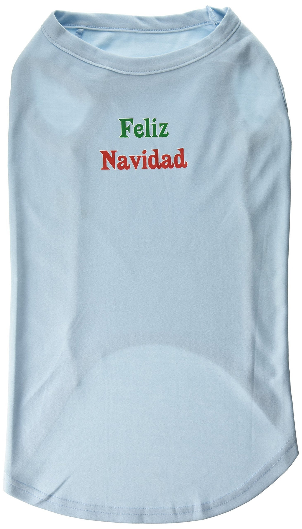 [Australia] - Mirage Pet Products 20-Inch Feliz Navidad Screen Print Shirts for Pets, 3X-Large, Baby Blue 