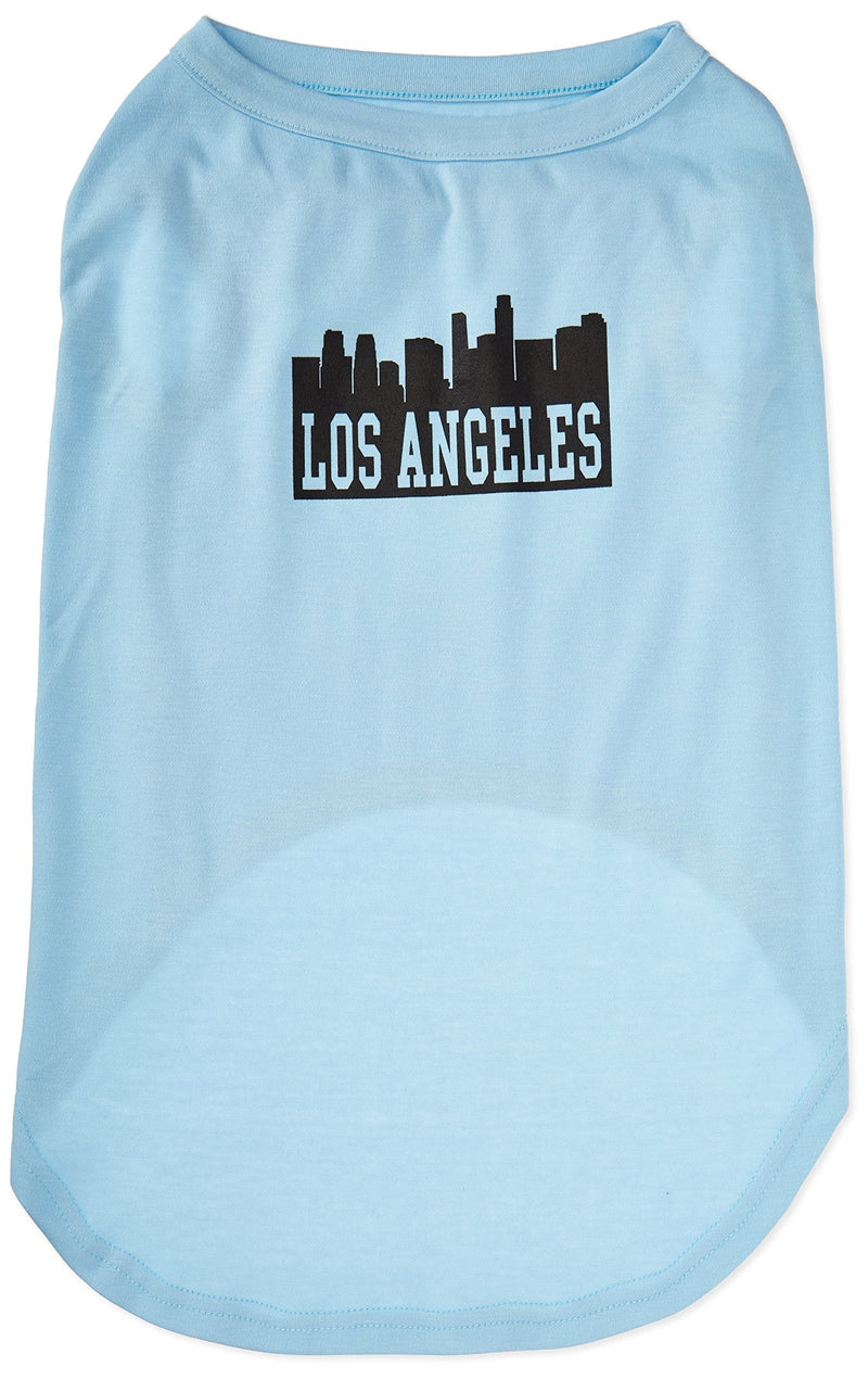 [Australia] - Mirage Pet Products 20-Inch Los Angeles Skyline Screen Print Shirt for Pets, 3X-Large, Baby Blue 