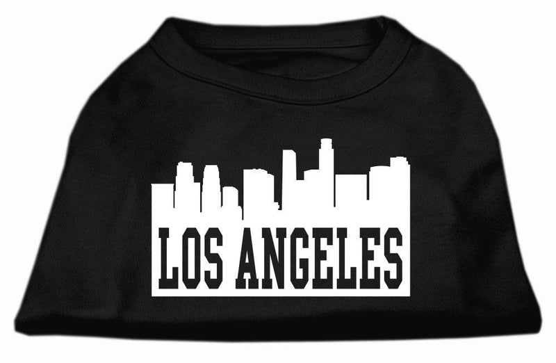 [Australia] - Mirage Pet Products 20-Inch Los Angeles Skyline Screen Print Shirt for Pets, 3X-Large, Black 