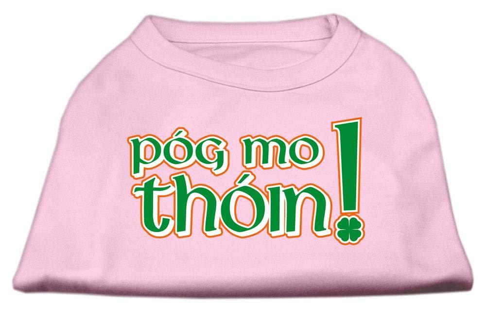 [Australia] - Mirage Pet Products 18-Inch Pog Mo Thoin Screen Print Shirt for Pets, XX-Large, Light Pink 