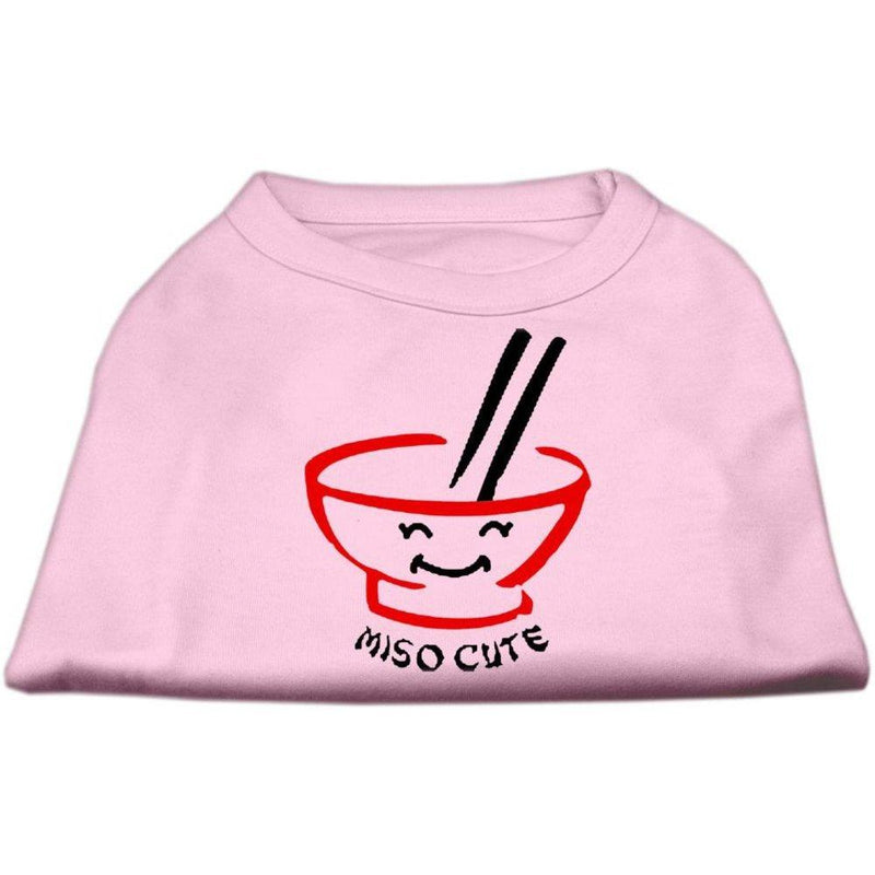 [Australia] - Mirage Pet Products 16-Inch Miso Cute Screen Print Shirts for Pets, X-Large, Pink 