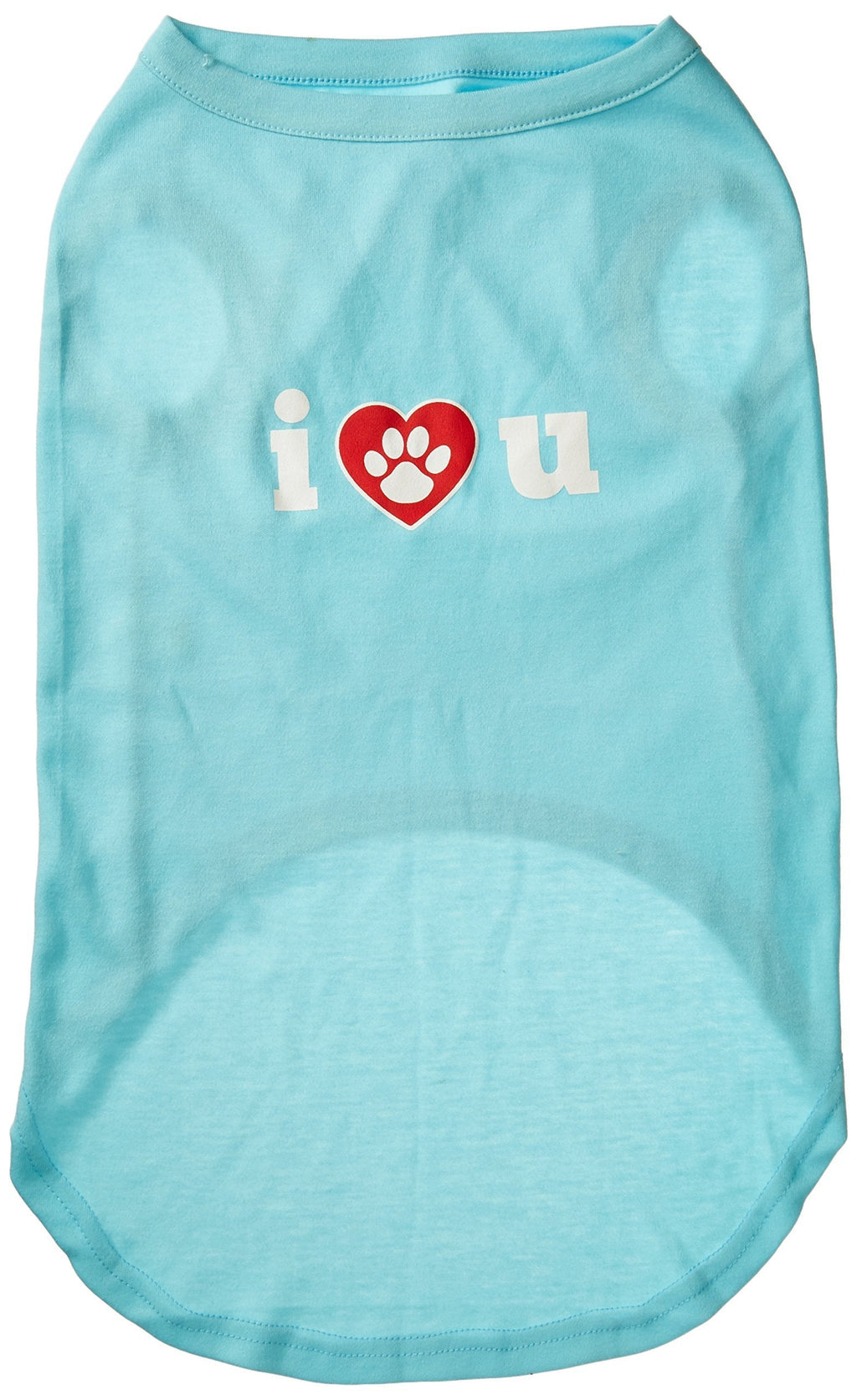 Mirage Pet Products 20-Inch I Love U Screen Print Shirt for Pets, 3X-Large, Aqua - PawsPlanet Australia