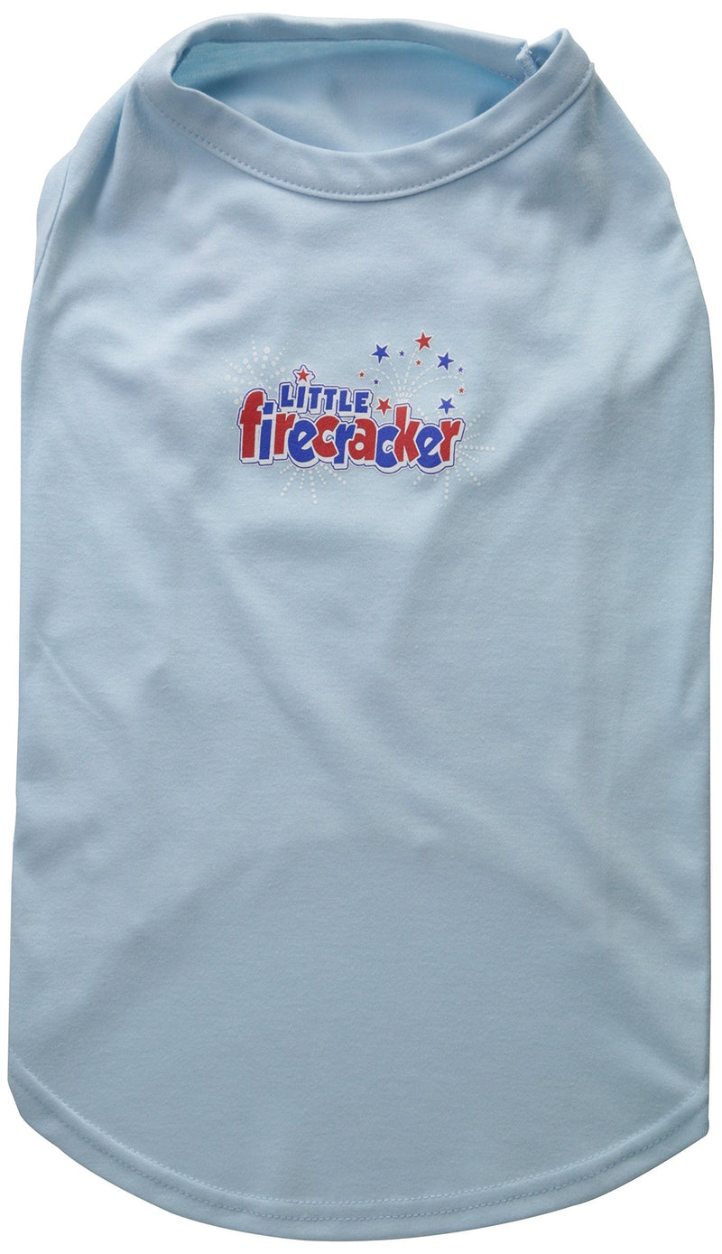 [Australia] - Mirage Pet Products 18-Inch Little Firecracker Screen Print Shirts for Pets, XX-Large, Baby Blue 