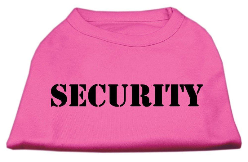 [Australia] - Mirage Pet Products 16-Inch Security Screen Print Shirts for Pets, X-Large, Bright Pink with Black Text 