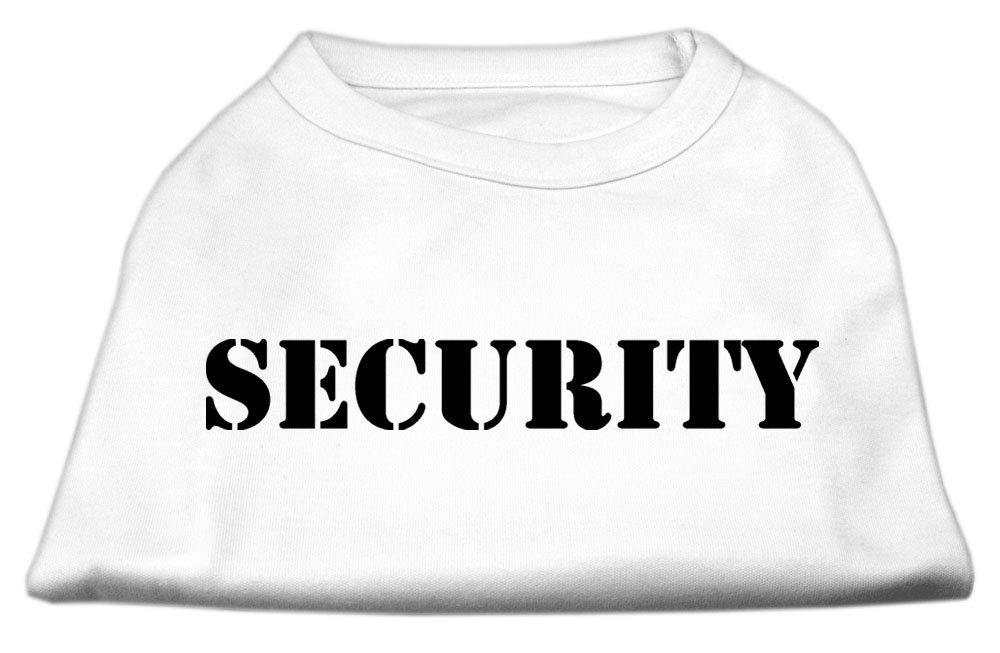 [Australia] - Mirage Pet Products 16-Inch Security Screen Print Shirts for Pets, X-Large, White with Black Text 