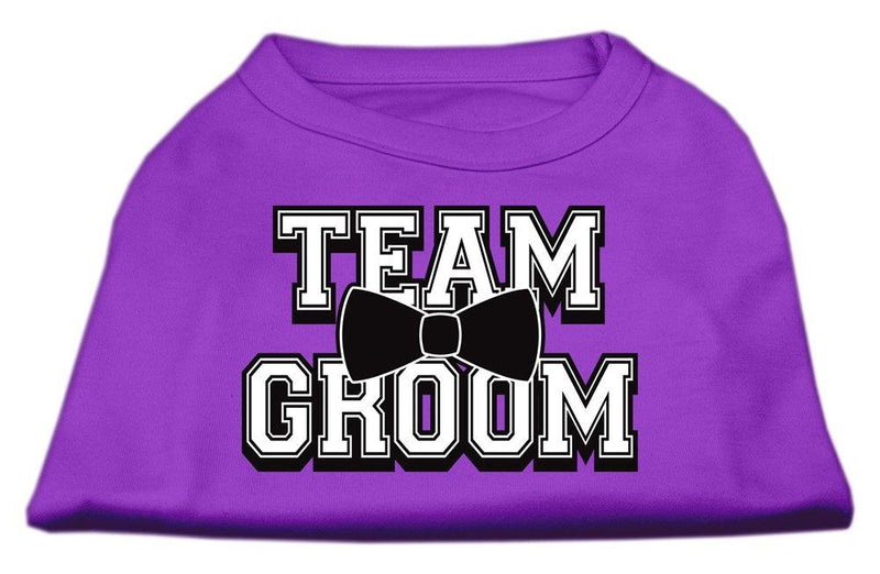 [Australia] - Mirage Pet Products 20-Inch Team Groom Screen Print Shirt for Pets, 3X-Large, Purple 