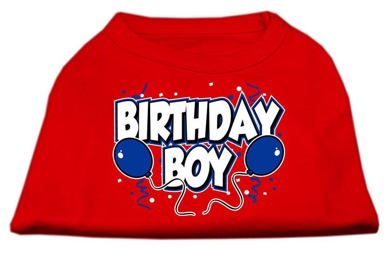 [Australia] - Mirage Pet Products 18-Inch Birthday Screen Print Shirts, XX-Large Red Boy Screen Print 