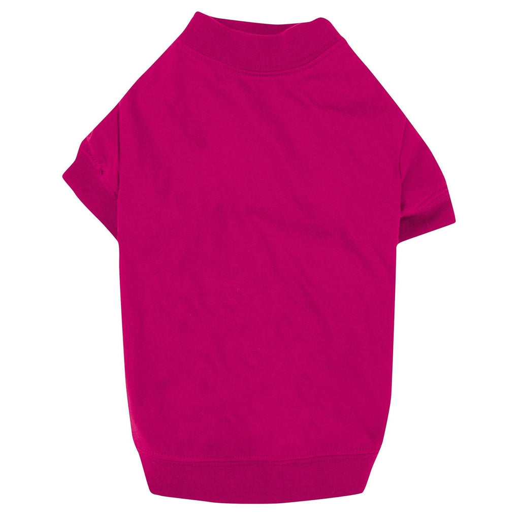 [Australia] - Zack & Zoey Basic Tee Shirt for Dogs, 14" Small/Medium, Pink 