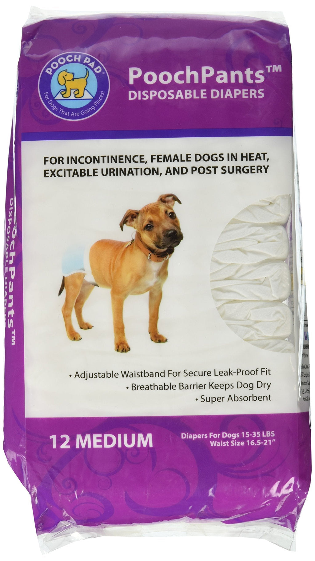 [Australia] - Pooch Pads Disposable Diaper Medium 