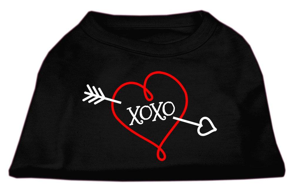 [Australia] - Mirage Pet Products XOXO Screen Print Shirt Black XXL (18) 