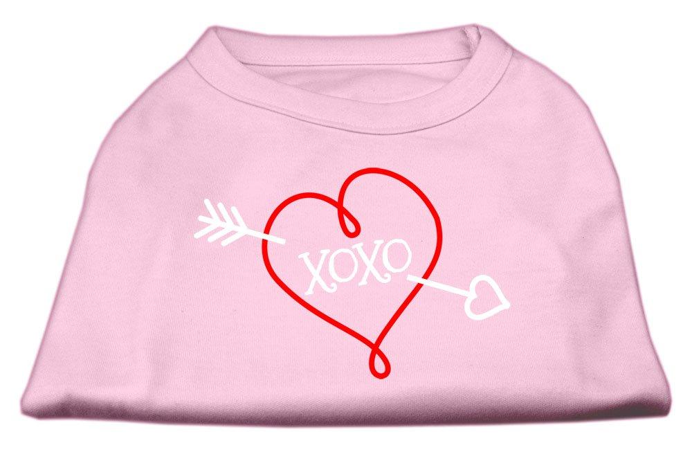 [Australia] - Mirage Pet Products XOXO Screen Print Shirt Light Pink XXL (18) 