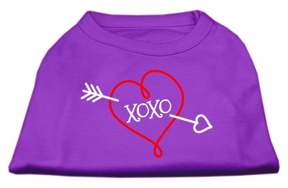 [Australia] - Mirage Pet Products XOXO Screen Print Shirt Purple Sm (10) 