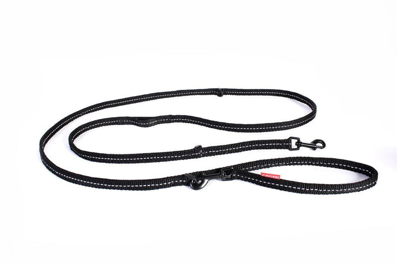 [Australia] - EzyDog Vario 6 Multi-Function Dog Leash with Snap Hook Lite Black 