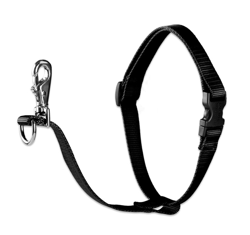 [Australia] - Lupine 3/4 Inch No Pull Harness for Small and Medium Dogs Black 3/4"W; 16-26" Girth 