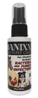 BANIXX Dog/Cat Ear Infection, Hot Spot & Ringworm Treatment, Itchy Skin Relief & Ear Cleaner-2oz - PawsPlanet Australia