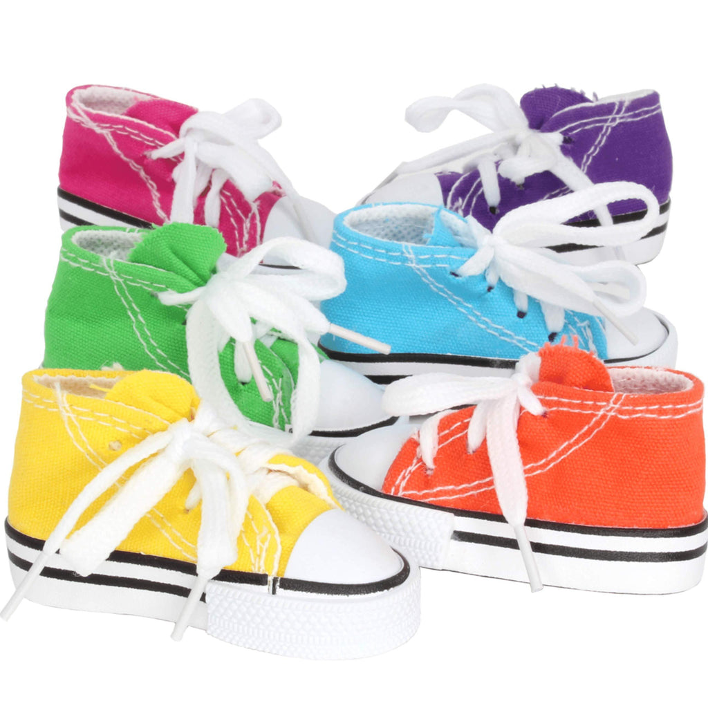 [Australia] - Bonka Bird Toys Sneakers Cotton Colorful Versatile Chew Parrot Budgie Finch Quaker Dove Parrotlet (6) Sneakers 