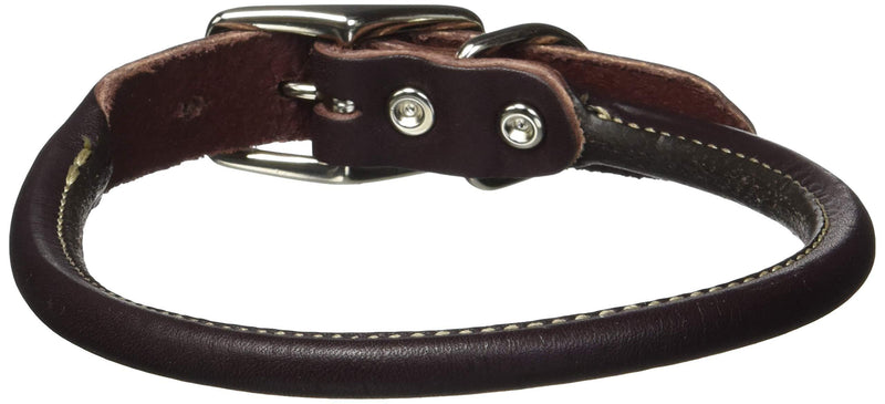 [Australia] - Coastal Pet Products Circle T Leather Round Dog Collar, 3/4" x 18", Latigo 