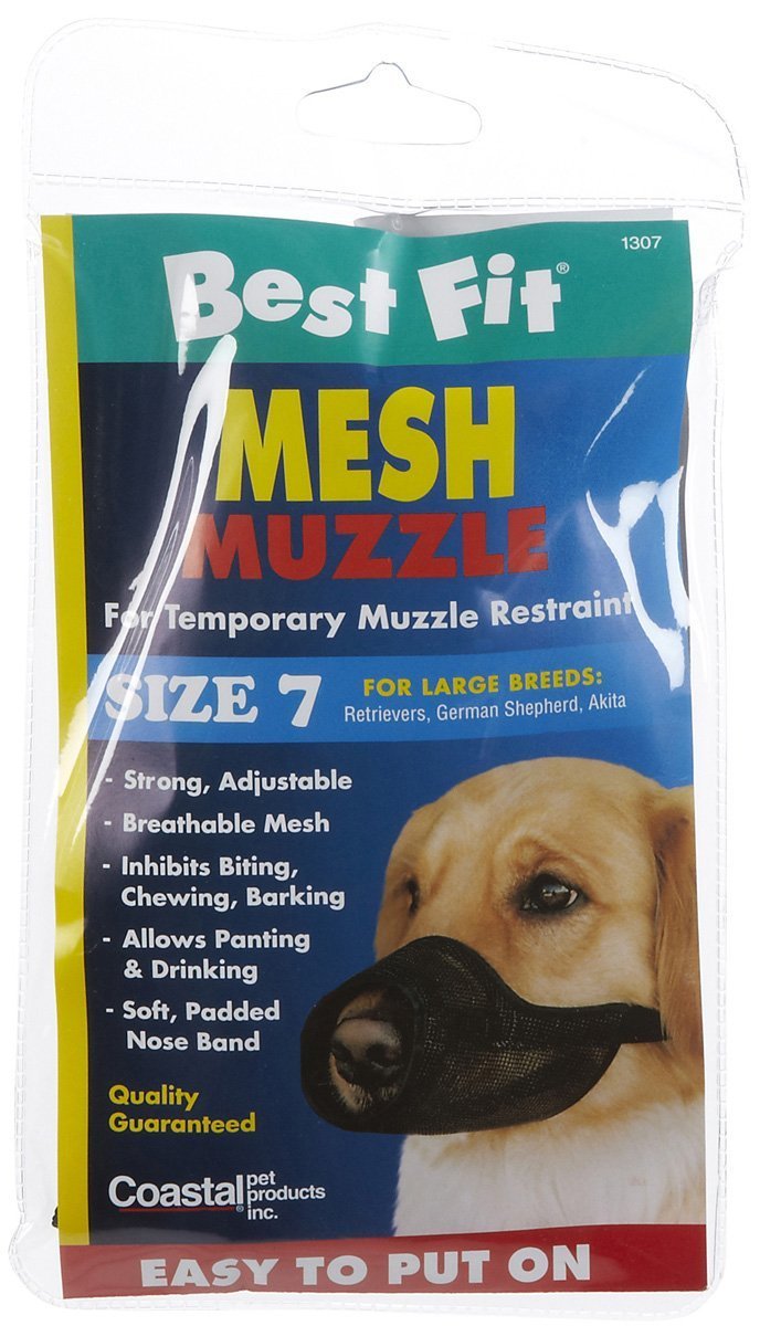 [Australia] - Coastal Pet Products DCP13007 Nylon Fabric Dog Muzzle, Size 7 