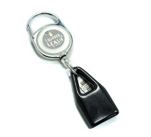 [Australia] - Premium Lighter Leash Retractable Keychain Clip (White) 