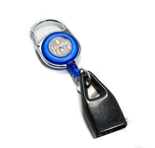 [Australia] - Premium Lighter Leash Retractable Keychain Clip (Blue) 