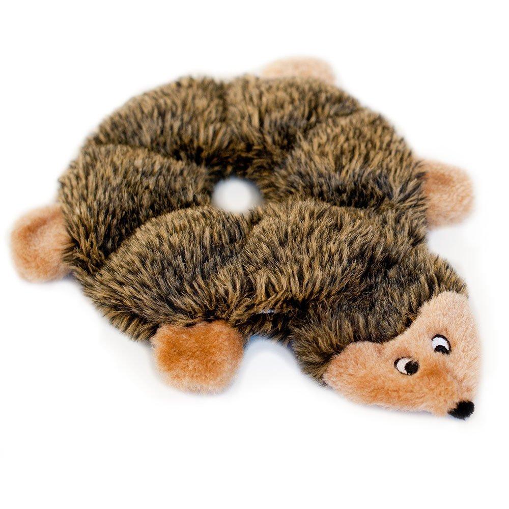 [Australia] - ZippyPaws - Loopy Hedgehog No Stuffing Squeaky Plush Dog Toy - for Small and Medium Dogs 