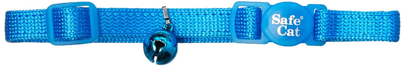 [Australia] - Coastal Pet Products CCP7001BLL Nylon Safe Cat Adjustable Breakaway Collar with Bells, Blue Lagoon 