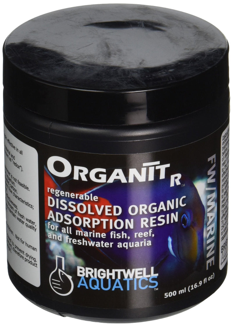 [Australia] - Brightwell Aquatics ABAORGR500 Organit-R Resin Filter Media for Aquarium, 16.9 fl. oz. 