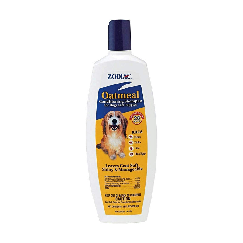 Zodiac Oatmeal Flea and Tick Dog and Puppy Conditioning Shampoo - PawsPlanet Australia