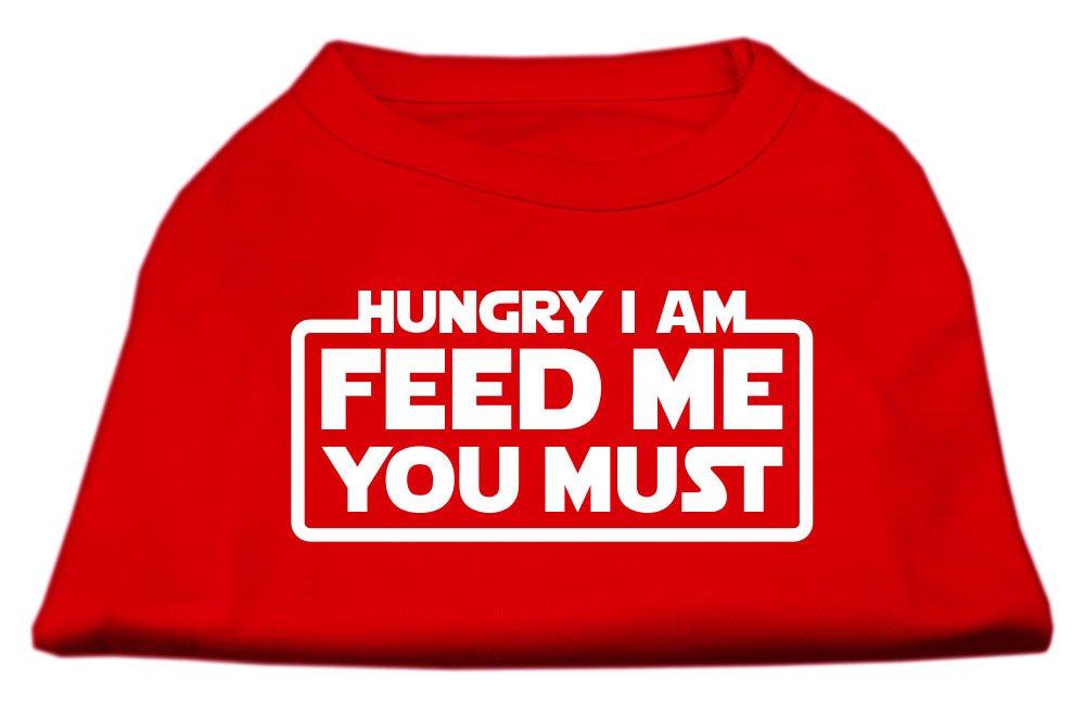 [Australia] - Mirage Pet Products Hungry I am Screen Print Shirt Red XXXL (20) 