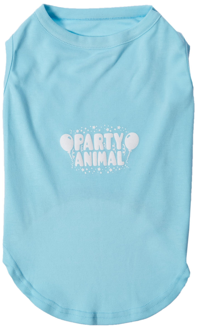 [Australia] - Mirage Pet Products Party Animal Screen Print Shirt Aqua XXL (18) 
